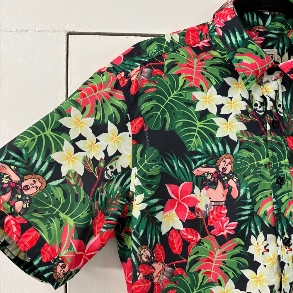 RSVLTS MENs “The Goonies” Truffle Shuffle Hawaiian Shirt - Picture 3 of 14